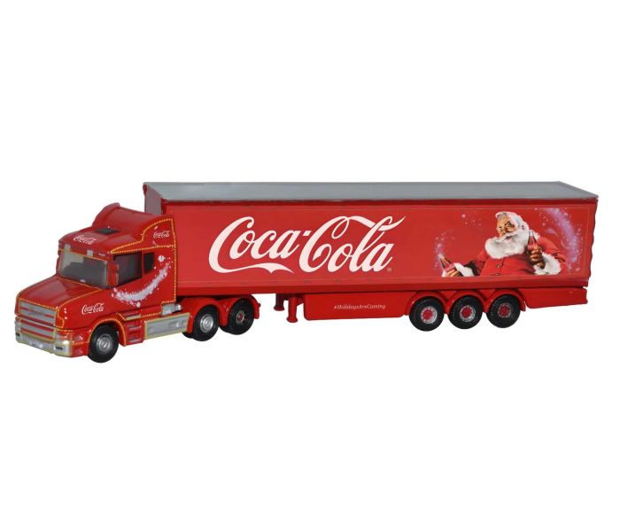 Scania T Cab Box Trailer Coca Cola Xmas