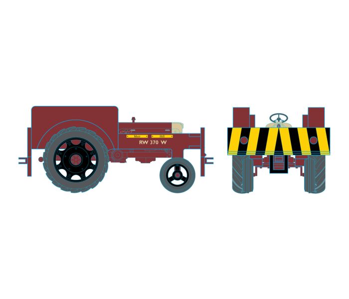 Fordson Tractor Rail Shunter BR