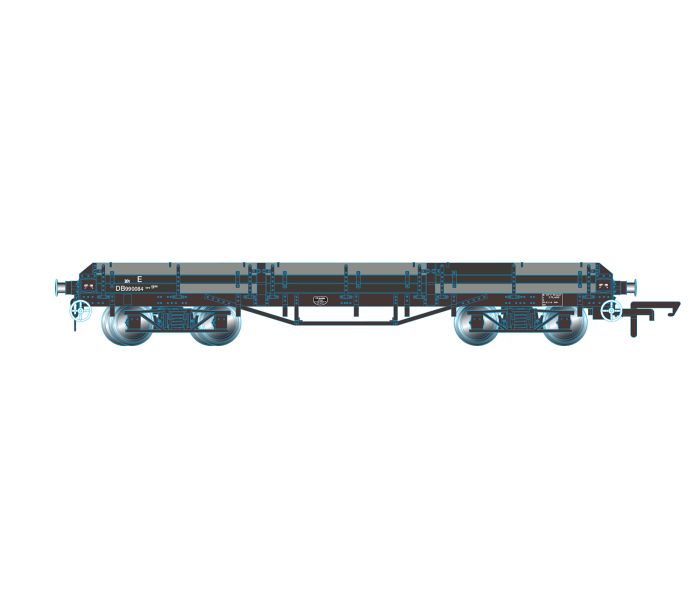 Pilchard Wagon BR Bauxite DB990084 Weathered