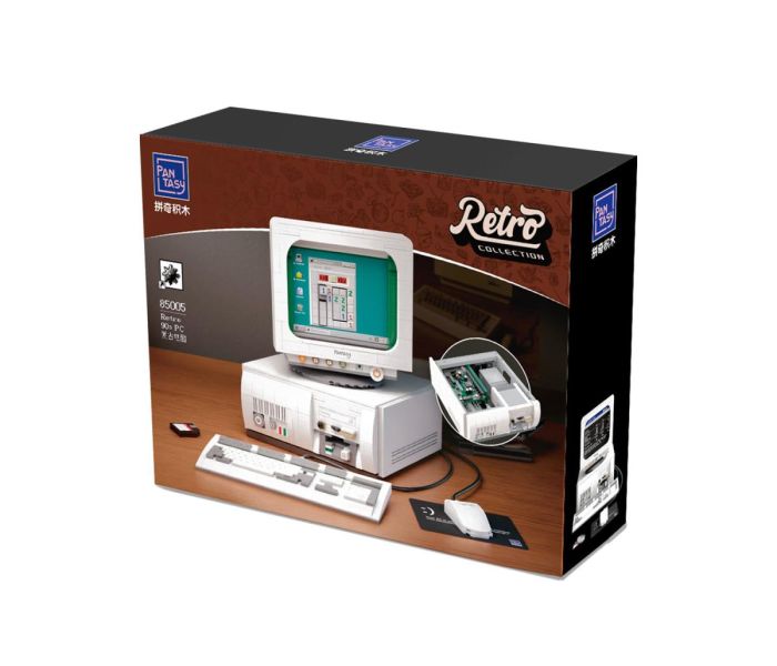 Retro 90s Desktop PC 1634pc Brick Construction Set