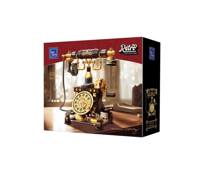 Retro Rotary Telephone 766pc Brick Construction Set