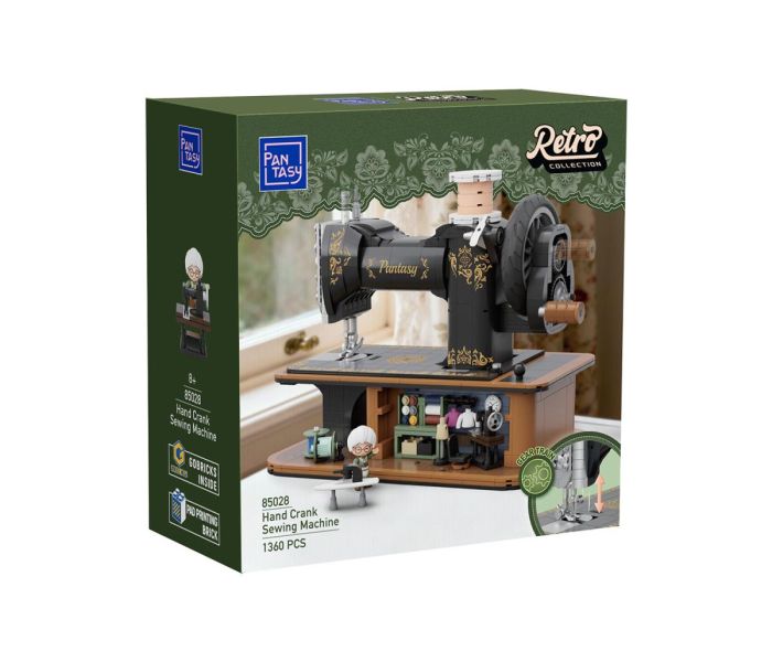 Retro Historic Sewing Machine 1360pc Brick Construction Set