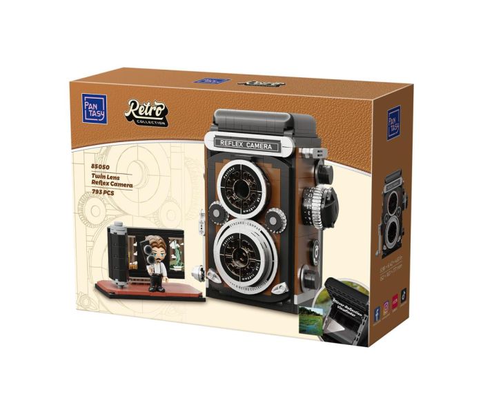 Retro Twin Lens Reflex Camera 793pc Brick Construction Set