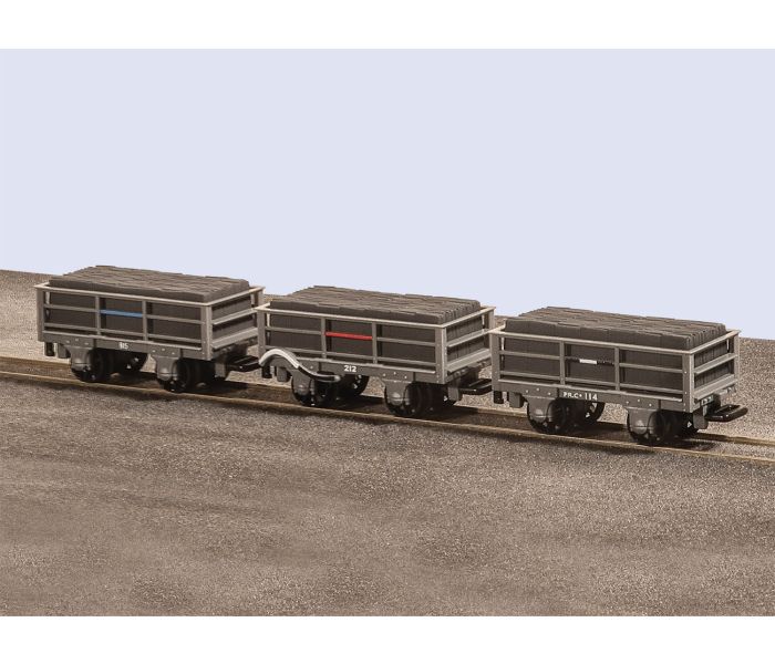 2t Slate Wagon Set (3) Festiniog Railway