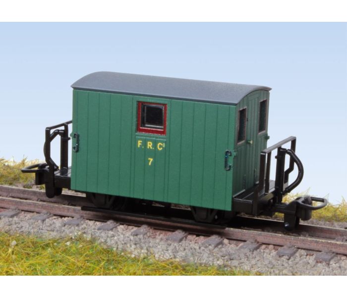 Quarryman 2 Balcony Brake Coach Ffestiniog Railway Green 7