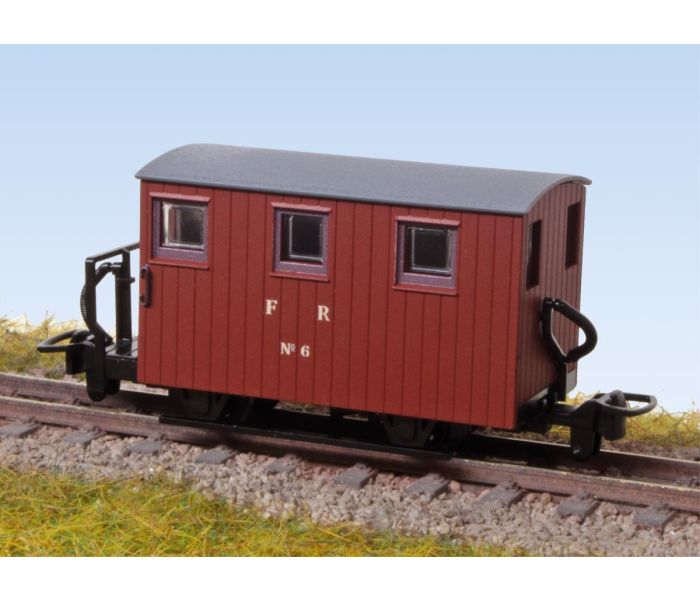 Quarryman 1 Balcony Brake Coach Ffestiniog Railway Brown 6