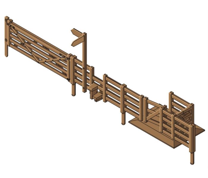 TT:120 Flexible Field Fencing Gates & Stiles