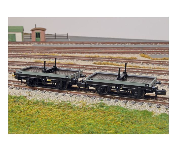 4 Wheel Bolster Wagon Twin Set BR