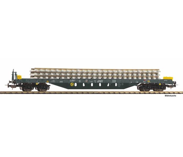 Classic CH-SBB Bogie Flat Wagon w/Track Load VI