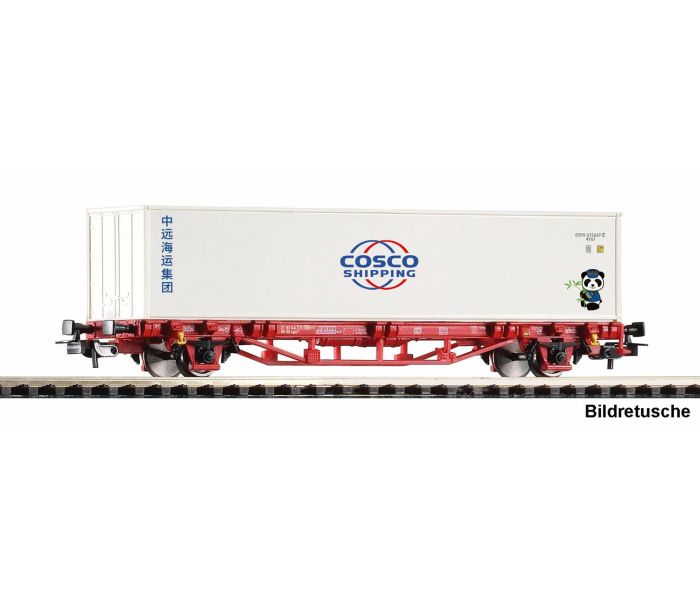 Hobby DBAG Lgs Flat Wagon w/Cosco Container Load VI