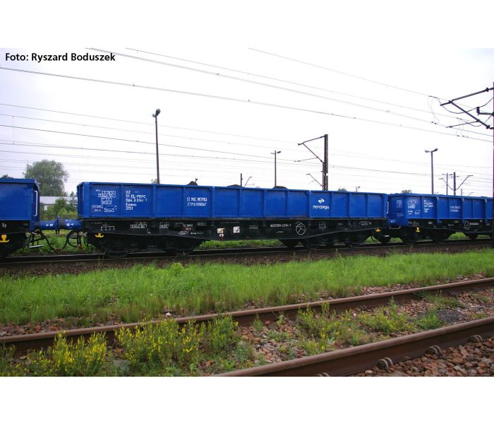 Expert PKP Cargo 401Zb Low Sided Open Wagon Set (2) VI