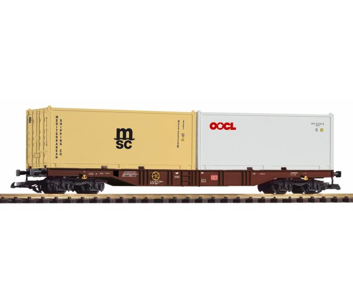 DBAG Bogie Flat Wagon w/2 x 20' Container Load III