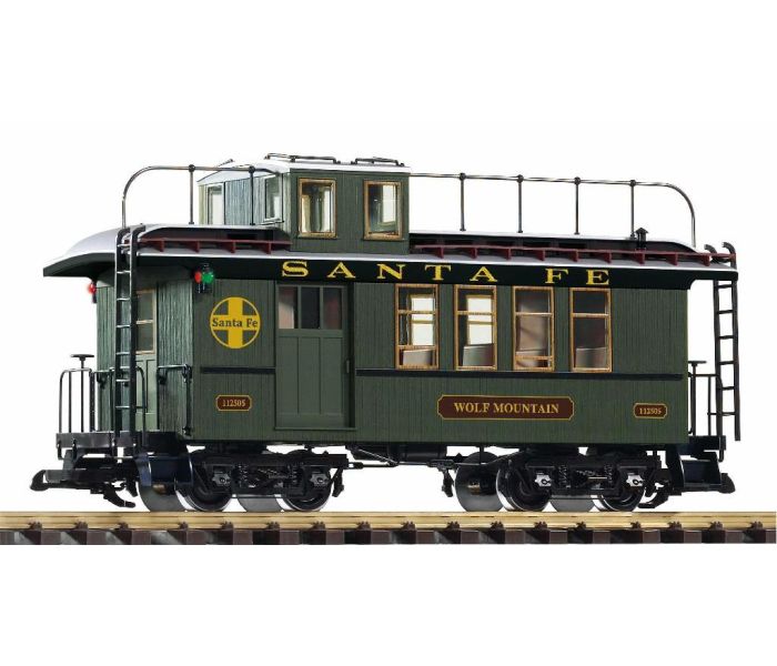 Santa Fe Wood Combine 112505 w/Metal Wheels & Lit Markers
