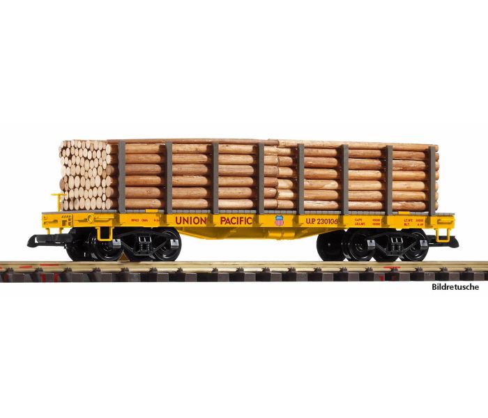 Union Pacific Stake Wagon w/Lumber Load