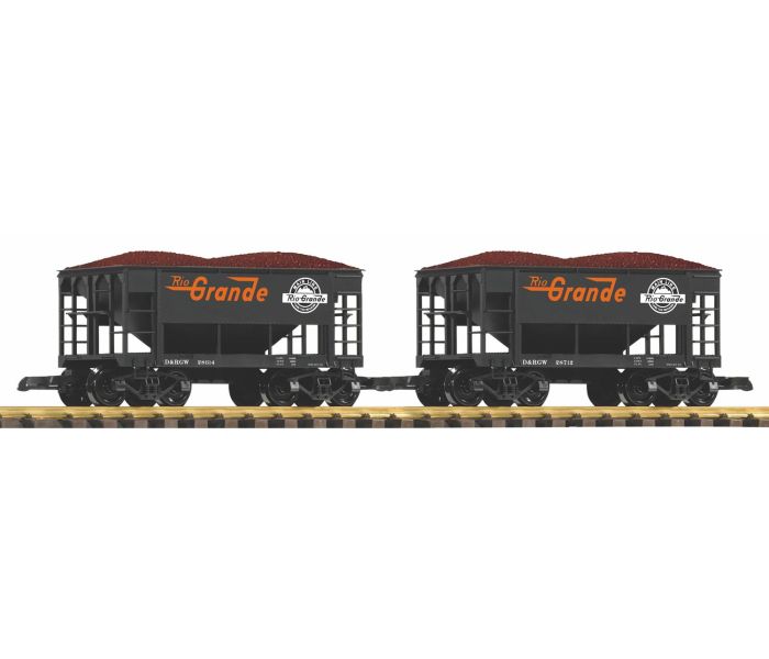 Denver & Rio Grande Western Ore Wagon w/Load Set (2)