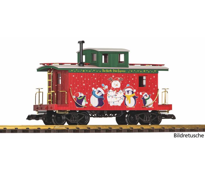 North Pole Express Caboose Penguin Design