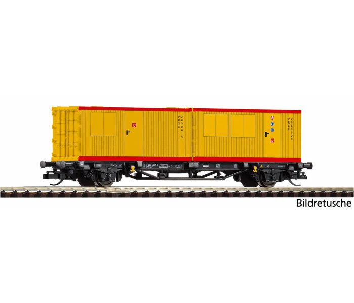 PRS Flat Wagon w/2x20' Container Load VI