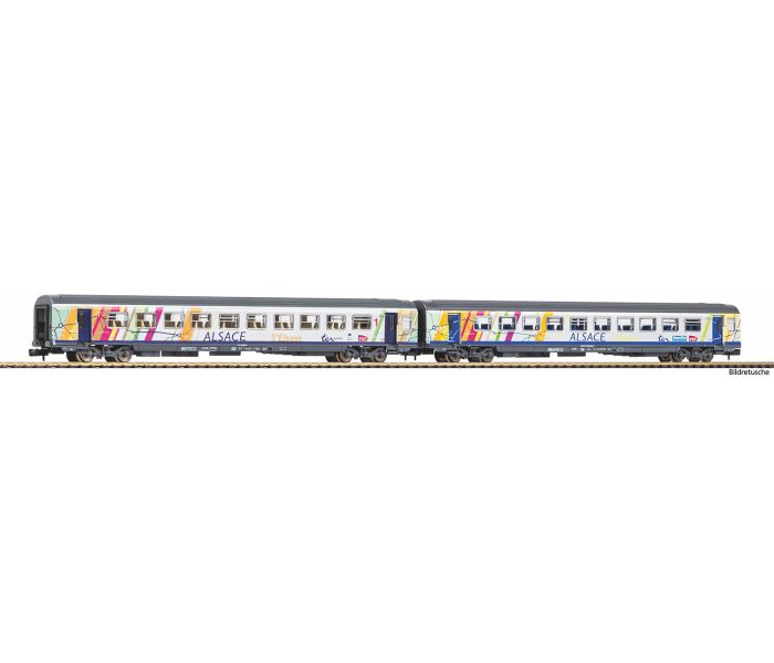 SNCF Alsace 1st/2nd Class Corail Coach Set (2) VI