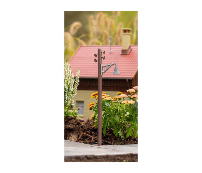 Wooden Pole with Bracket Light (2) Kit