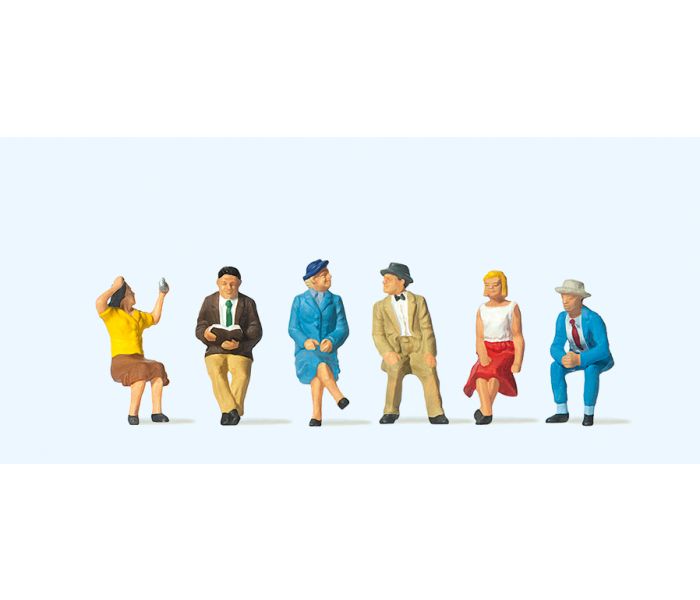 People Sitting (6) Exclusive Figure Set