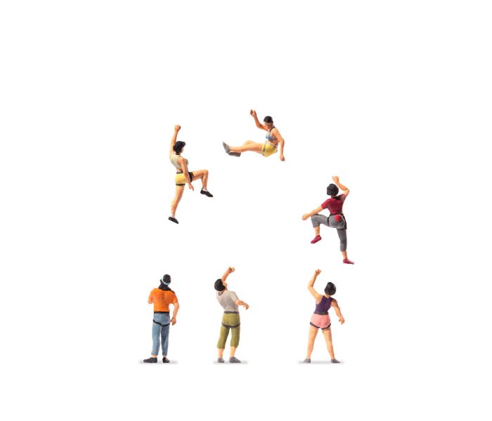 Asian Free Climbers (6) Exclusive Figure Set