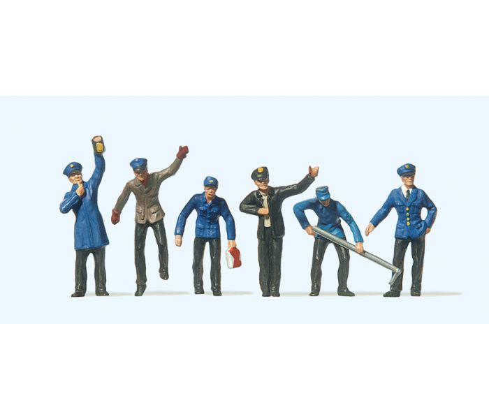 Railway Yard Workers (6) Standard Figure Set