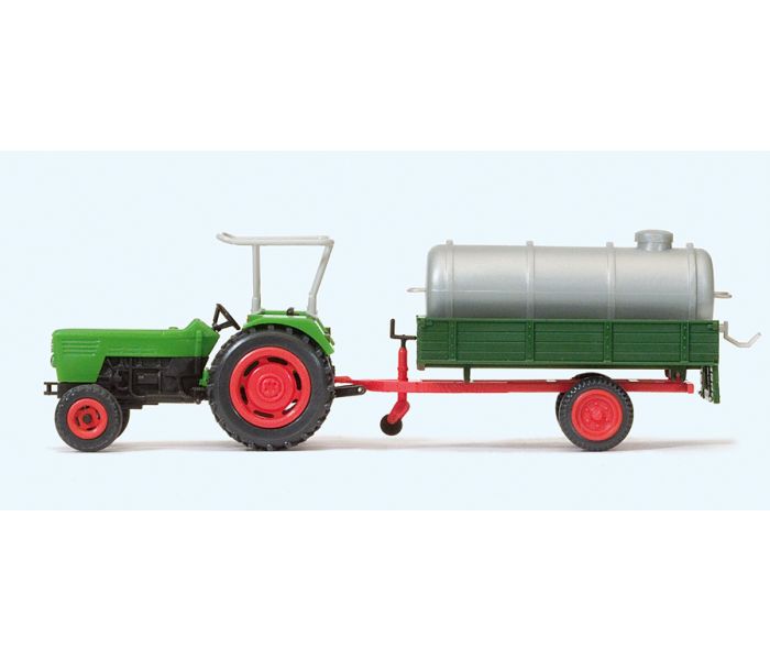 Deutz D6206 with Manure Tank on Single Axle Trailer