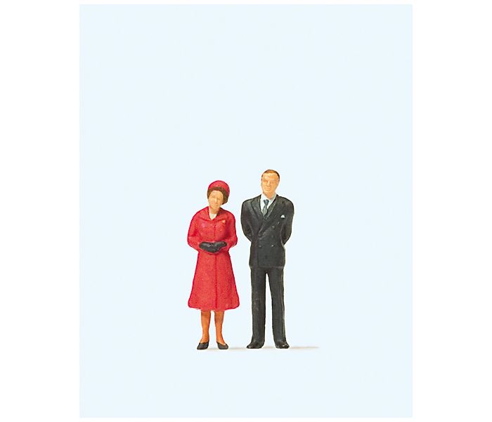 HM The Queen & Prince Philip Figure