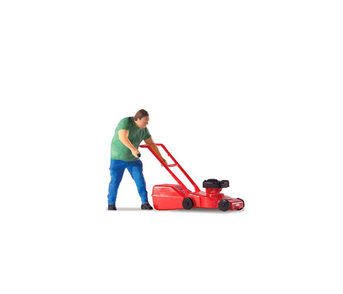 Starting the Lawn Mower Figure