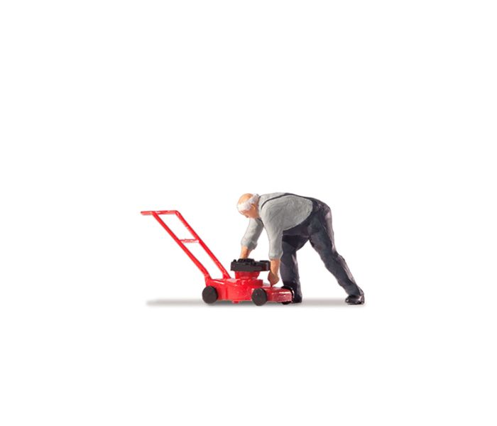 Repairing the Lawn Mower Figure