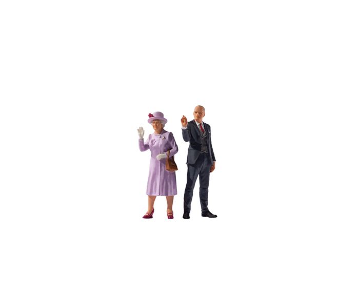 Queen Elizabeth II & Prince Philip Figure Set