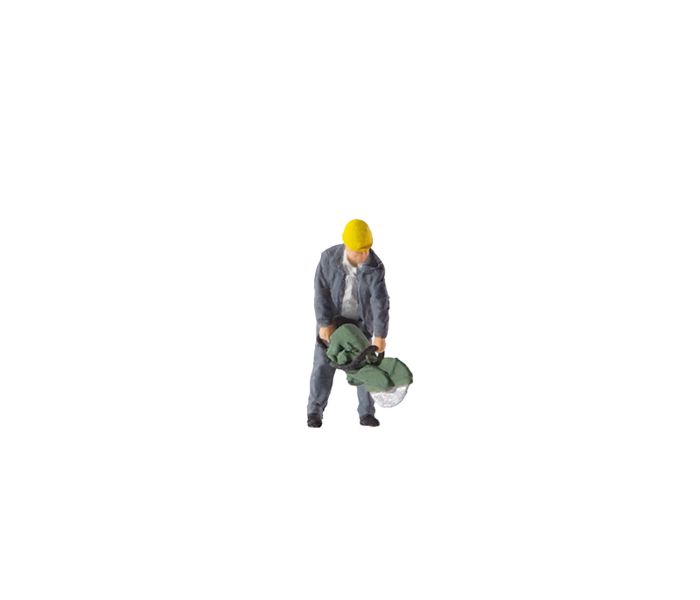 Man with Angle Grinder Figure