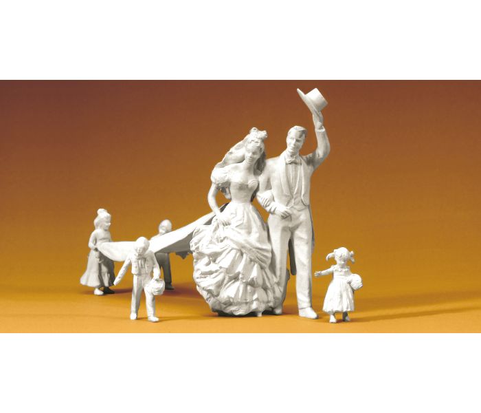Wedding Scene (6) Unpainted Figures