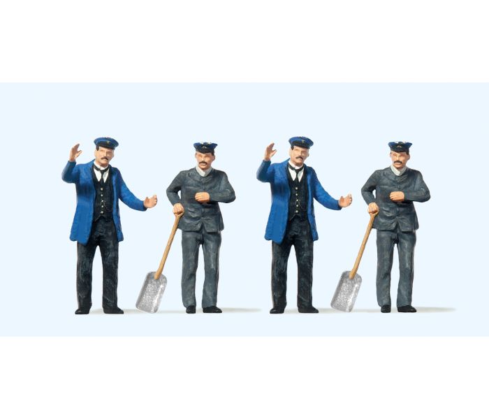 Engine Drivers (2) and Firemen (2) Figure Set