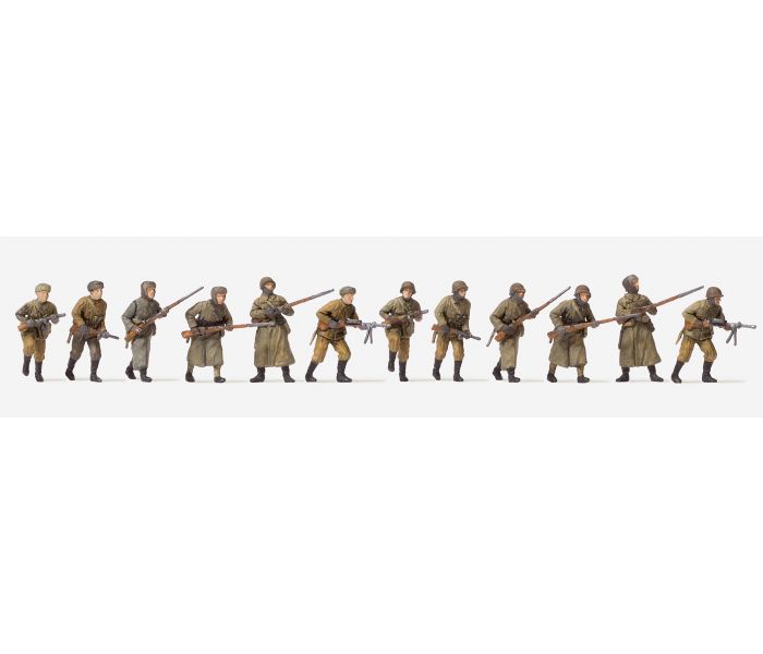 USSR 1941-45 Attacking Infantry Riflemen (12) Kit