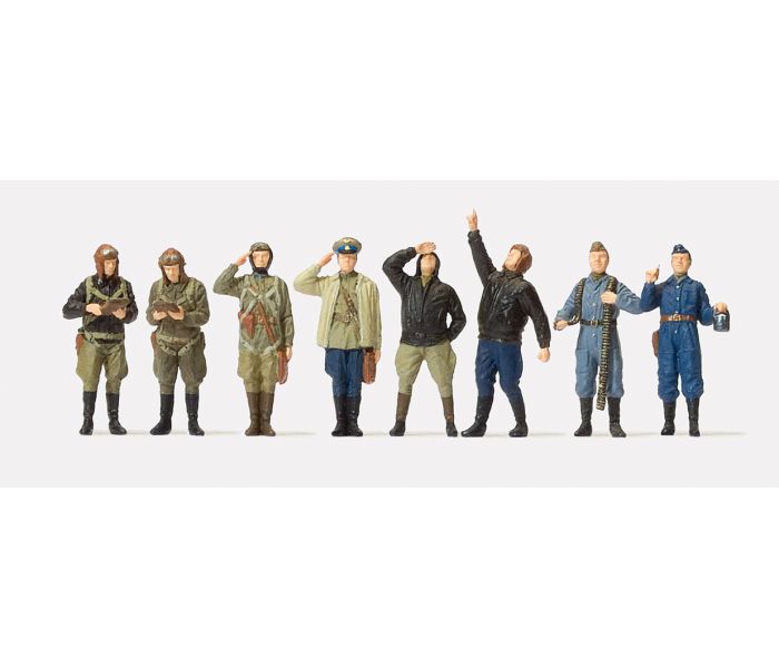 USSR 1941-45 Standing Pilots/Ground Crew (8) Kit