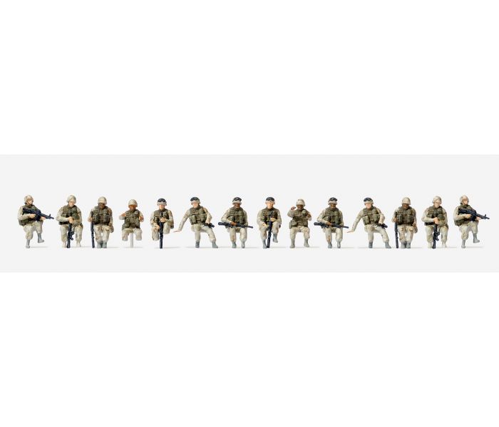 US Army Modern Seated Soldiers/Drivers (14) Kit