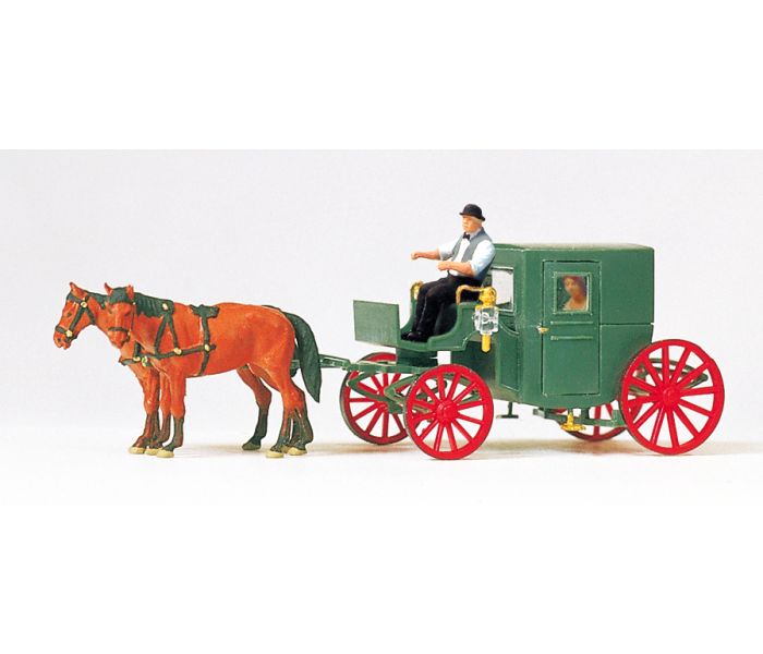 Horse Drawn Carriage (Closed) Figure Set