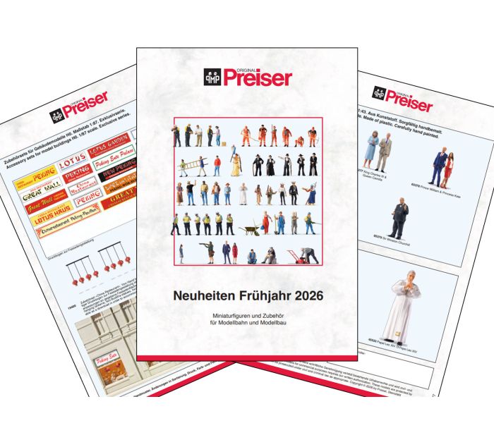 Preiser New Items Leaflet 2026