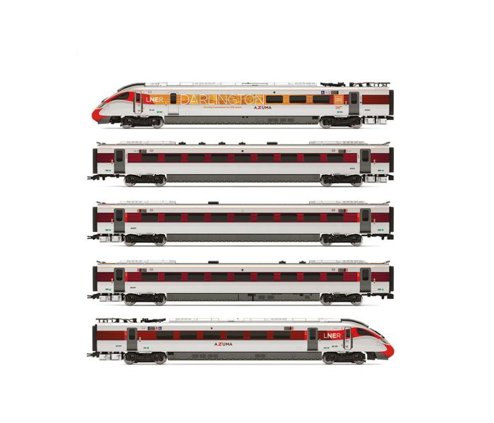 Class 801/2 LNER Azuma Railway 200 5 Car Train Pack