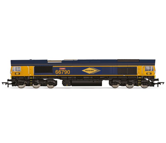 RailRoad Colas Rail Class 66 790 Louise Diesel Locomotive