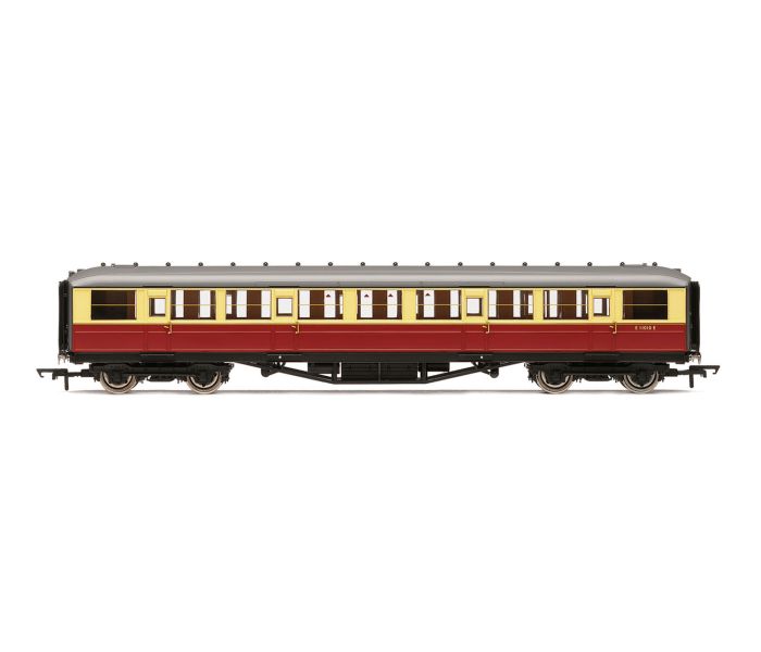 Gresley Corridor 3rd Class Coach BR Crimson/Cream E11010E