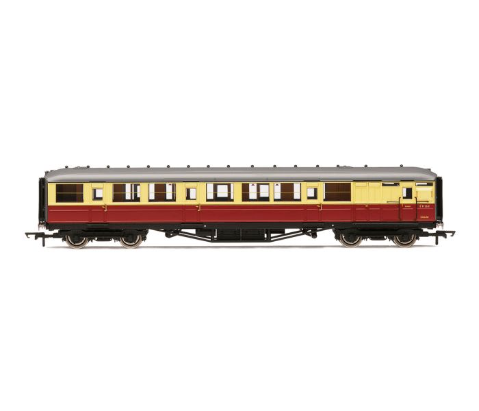 Gresley Corridor Composite Brake BR Crimson/Cream E9126E