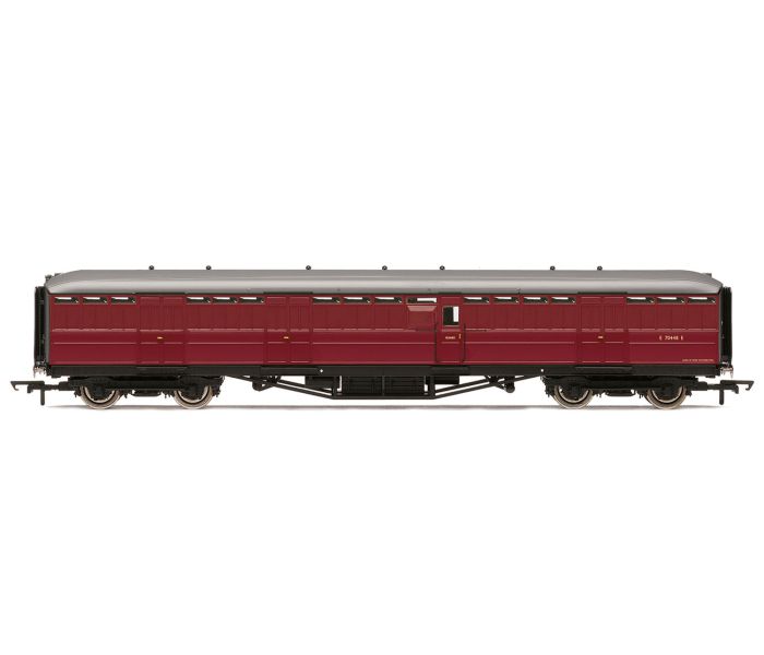 Gresley Corridor Passenger Brake BR Crimson/Cream E70448E