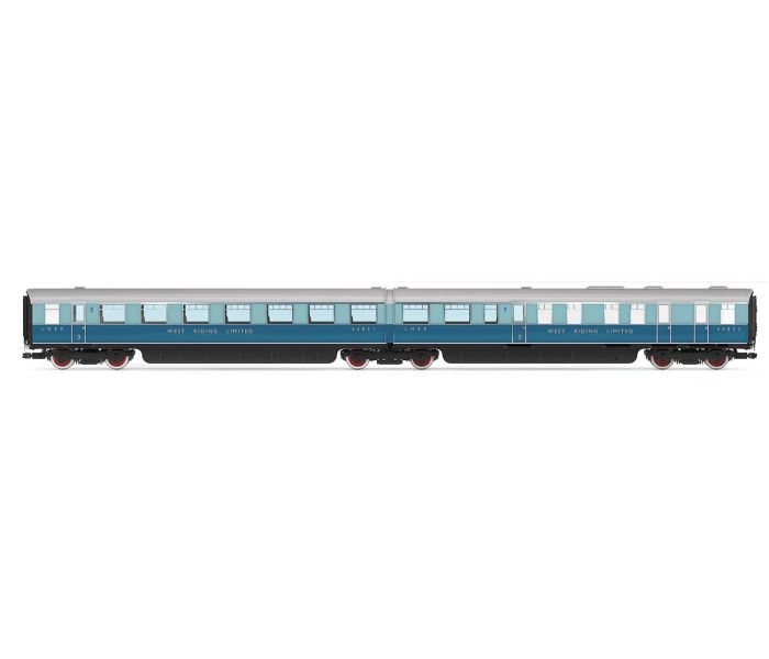 LNER West Riding Open 3rd/Kitchen 3rd Articulated Set (2)
