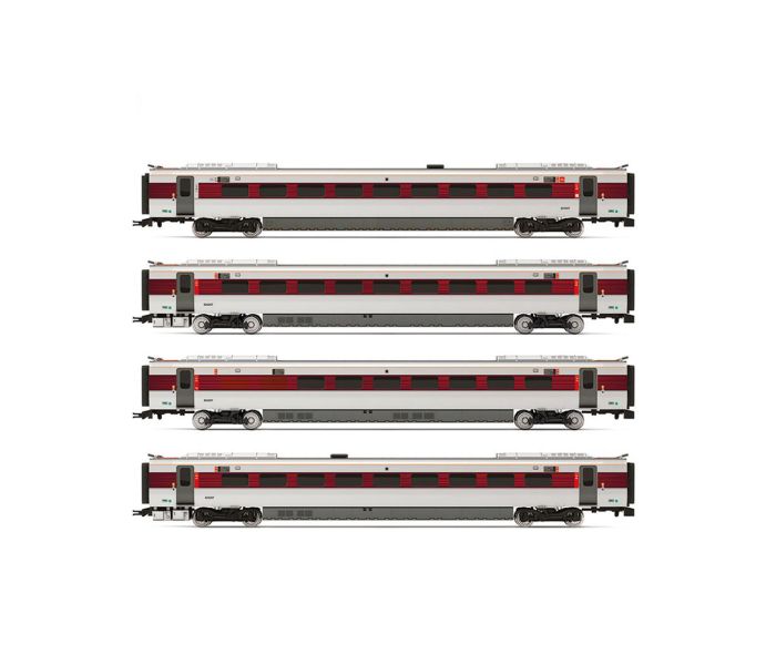 Class 801/2 LNER Azuma Railway 200 4 Car Coach Pack