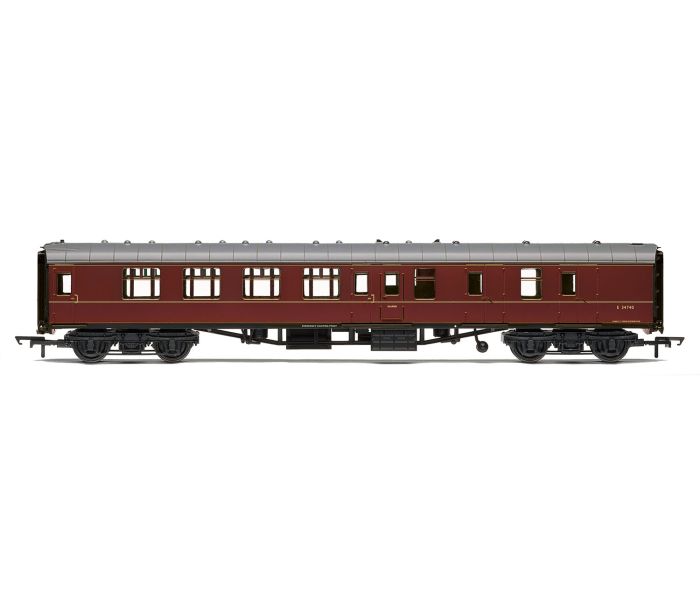 BR Mk1 BSK E34740 Maroon 2nd Class Brake Coach