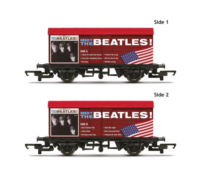 The Beatles 'Meet the Beatles' US/UK Album Covers Wagon