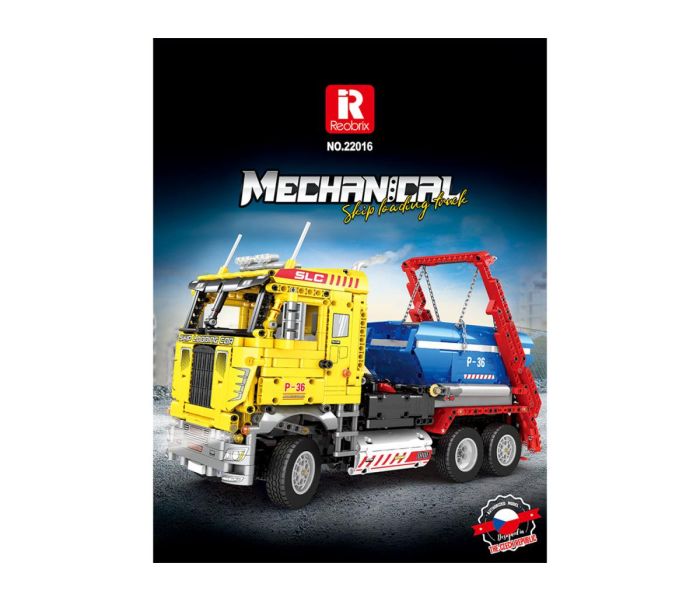RC Dumpster Container Truck 1918pc Construction Set