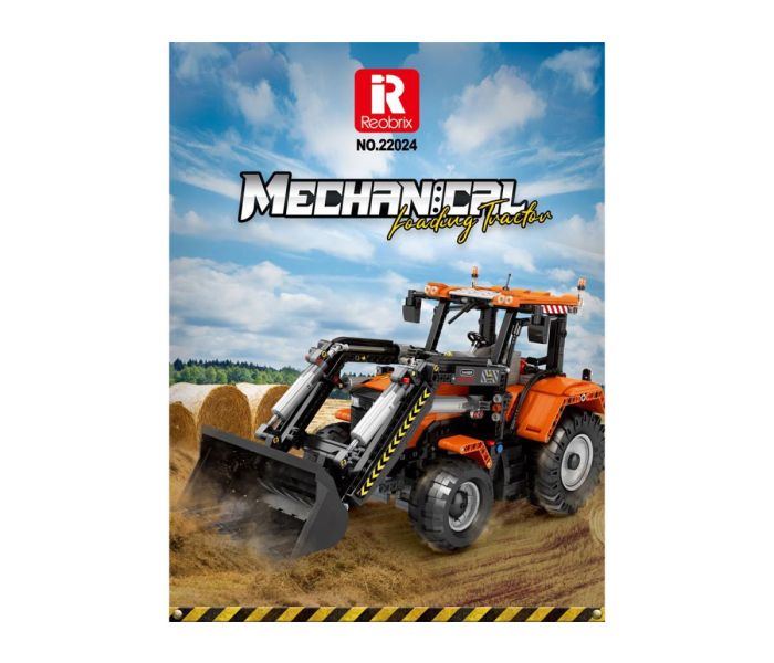RC Front Loader Tractor 1496pc Construction Set